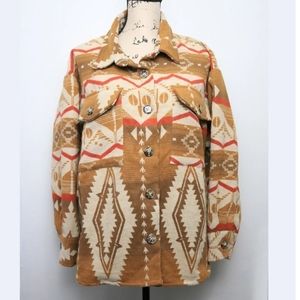 Aztec style jacket/shacket